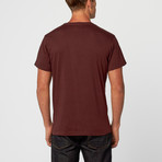 Hoffman Short Sleeve Shirt // Dark Burgundy (XL)