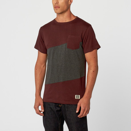 Hoffman Short Sleeve Shirt // Dark Burgundy (S)