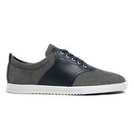 Clae // Quincy // Charcoal Suede Deep Navy Leather (US: 10.5)