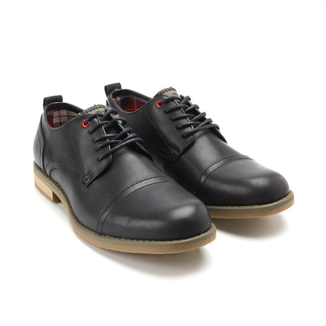 Edmonds Cap Toe Oxford // Black (US: 7)