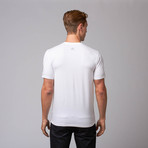 Stretch V Neck Tee // White (XL)