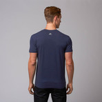 Stretch V Neck Tee // Midnight (XL)