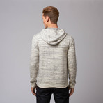 Space Dyed Fleece Hoodie // Grey (L)