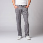 Linen Roll Up Pant // Grey (3XL)