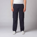 Point Zero // Elastic Cargo Pant // Navy (S)