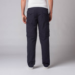 Point Zero // Elastic Cargo Pant // Navy (S)