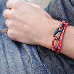 Red Star Cord Bracelet