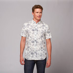 Howe // Intoxicated Button Down Shirt // White (S)