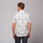 Howe // Intoxicated Button Down Shirt // White (S)