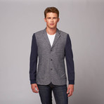 Howe // Top Down Blazer // Navy + Grey (US: 40)