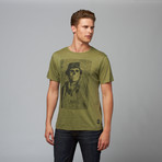 Ace Pilot Slub Cotton Tee // Green (XL)