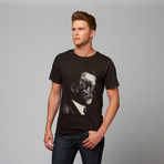 Mob Skull Slub Cotton Tee // Black (XL)