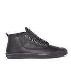 High Leap Leather Sneaker // Black + Black (US: 6)