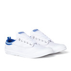 International Low-Top Sneaker // White + Blue (US: 6)