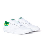 International Low-Top Sneaker // White + Green + Gold (US: 11)