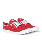 International Canvas Low-Top Sneaker // Red + White (US: 9)