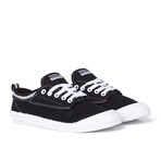 International Canvas Low-Top Sneaker // Black + White (US: 12)