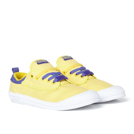 International Canvas Low-Top Sneaker // Lemon + Purple (US: 7)