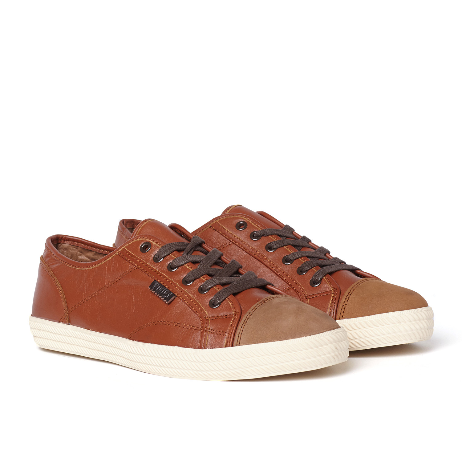 S.S. Leather Sneaker // Tan + Antique (US: 7) - Volley Shoes - Touch of ...