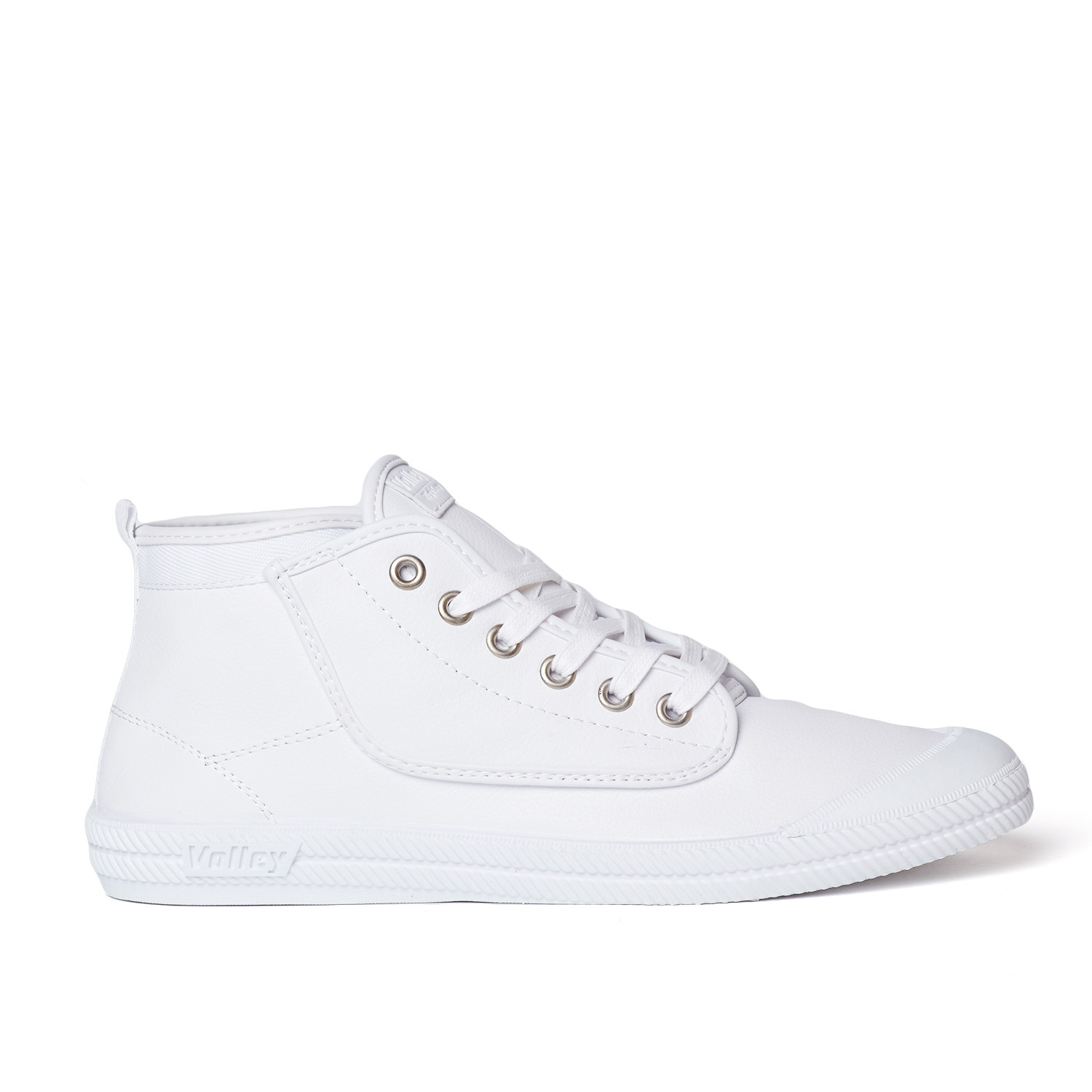 High Leap Leather Sneaker // White + White (US: 11) - Volley Shoes ...