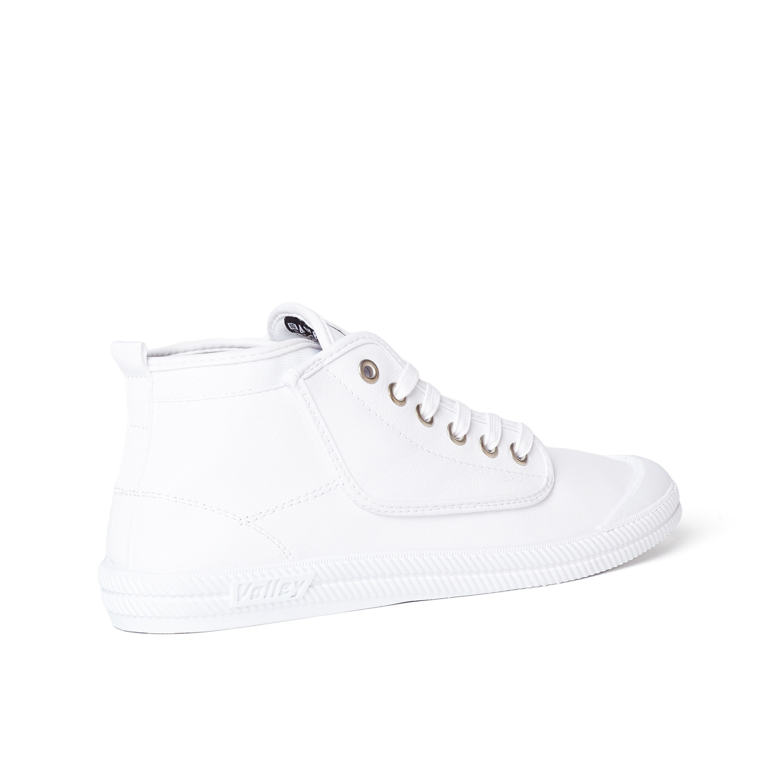 High Leap Leather Sneaker // White + White (US: 11) - Volley Shoes ...