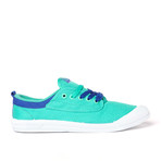 International Canvas Low-Top Sneaker // Turquoise + Cobalt (US: 11)