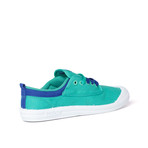 International Canvas Low-Top Sneaker // Turquoise + Cobalt (US: 11)