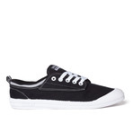 International Canvas Low-Top Sneaker // Black + White (US: 12)