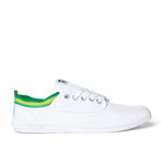 International Low-Top Sneaker // White + Green + Gold (US: 11)