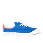 International Canvas Low-Top Sneaker // Blue + Red + White (US: 9)