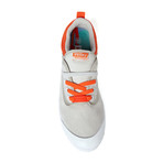 International Canvas Low-Top Sneaker // Silver + Tangerine (US: 7)