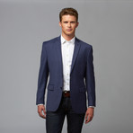 Daniel Hechter // Tailored Wool Plaid Jacket // Blue  (US: 42L)