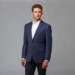 Daniel Hechter // Tailored Wool Plaid Jacket // Blue  (US: 42L)