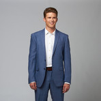 Daniel Hechter // Tailored Linen Jacket // Medium Blue (US: 42L)