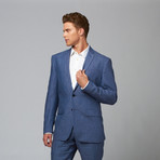 Daniel Hechter // Tailored Linen Jacket // Medium Blue (US: 36S)