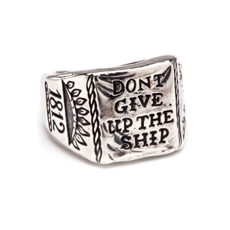 Don't Give Up The Ship Ring (Size 4)