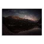 Milky Way Rising Over Longs Peak (16"W x 13"H x 1"D)