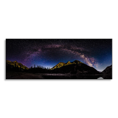 Milky Way // Pyramid Peak (16"W x 10"H x 1"D)