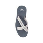 Emporio Armani // Ciabatta Criss Cross Beach Sandal // Marine Blue + Grey (Euro: 44)