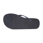 Infradito Logo Flip Flop // Marine Blue + White (Euro: 43)