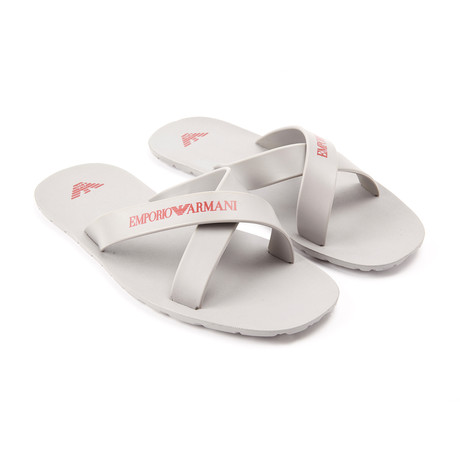 Ciabatta Criss Cross Beach Sandal // Grey (Euro: 39)