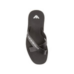 Ciabatta Criss Cross Beach Sandal // Black (Euro: 44)