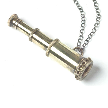 Filigreed Spyglass Necklace