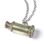 Filigreed Spyglass Necklace