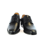 Leather Blucher // Black (Euro: 43)