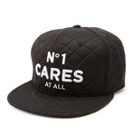 No1 Cares Quilted Nylon Cap // Black