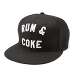 Rum & Coke Snapback // Black