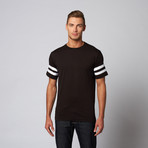 Essential Full Stripe Tee // Black + White (S)