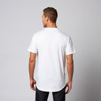 Essential Zipper Tee // White (XL)