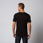 Essential Zipper Tee // Black (XL)